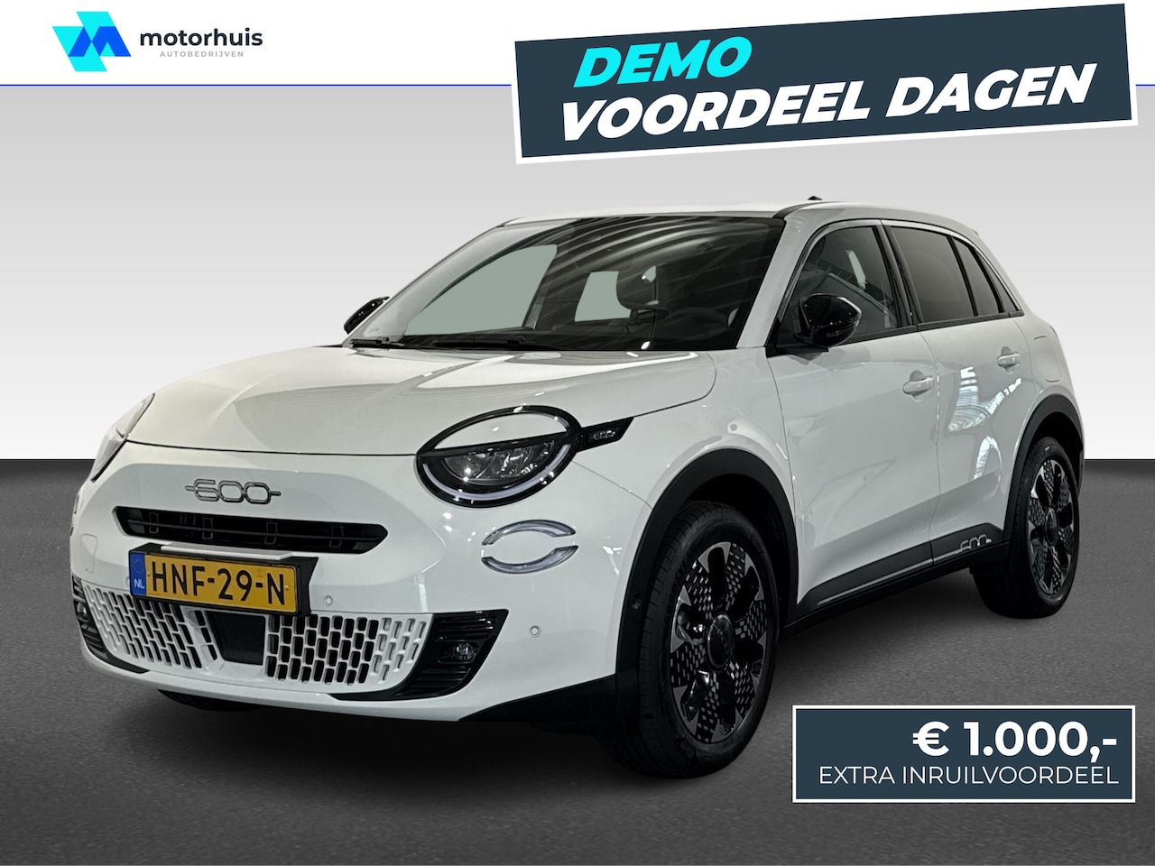 Fiat 600 - 1.2 Hybrid Turbo Charged 110pk Aut La Prima - AutoWereld.nl