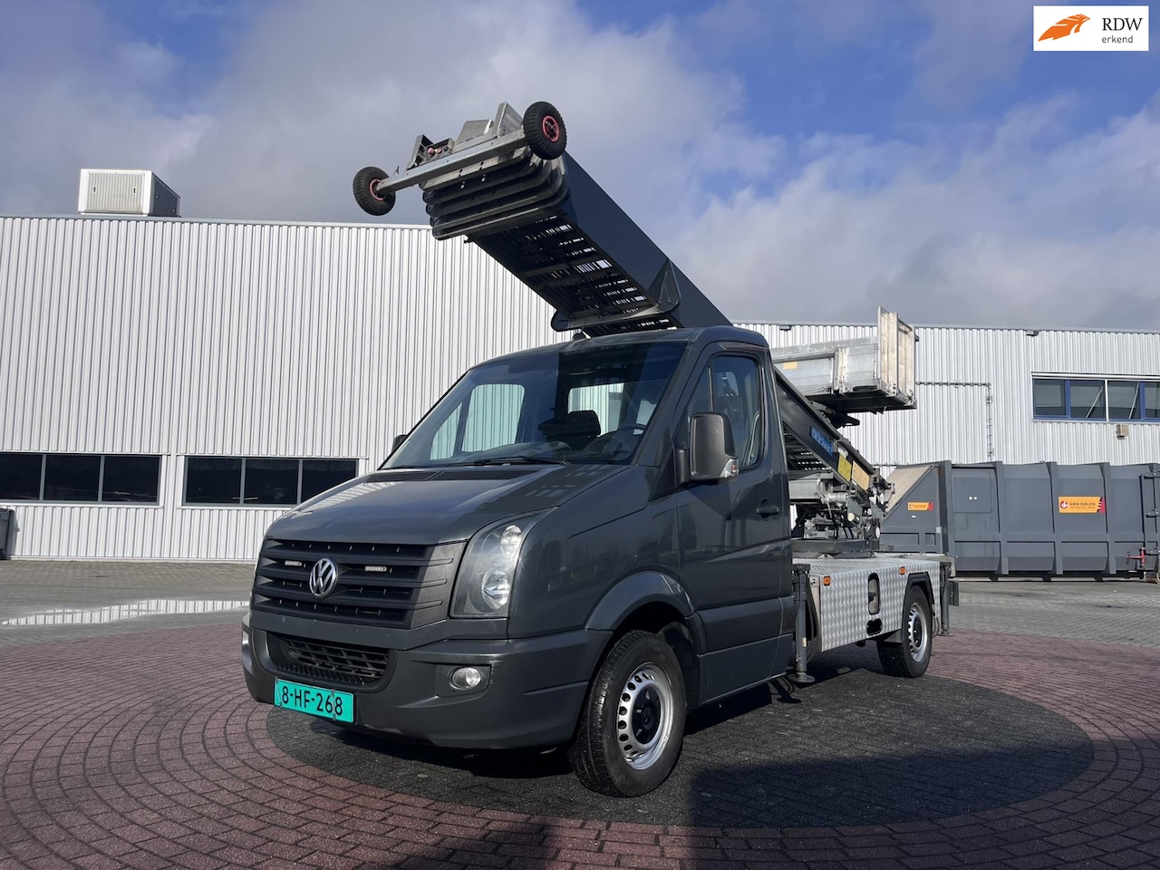 Volkswagen Crafter - Verhuislift, Möbelaufzug, Autoscala, Grua Mudanza - AutoWereld.nl