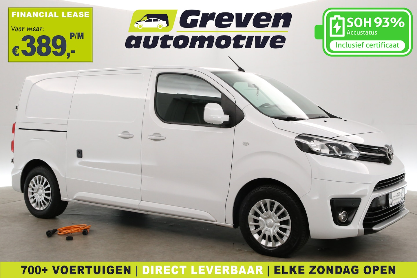 Toyota ProAce Electric Worker - 75 kWh L2H1 | Snelladen | SOH 93% | Clima | Cruise | Camera | Carplay | 3 Zits | Navi | Pa - AutoWereld.nl
