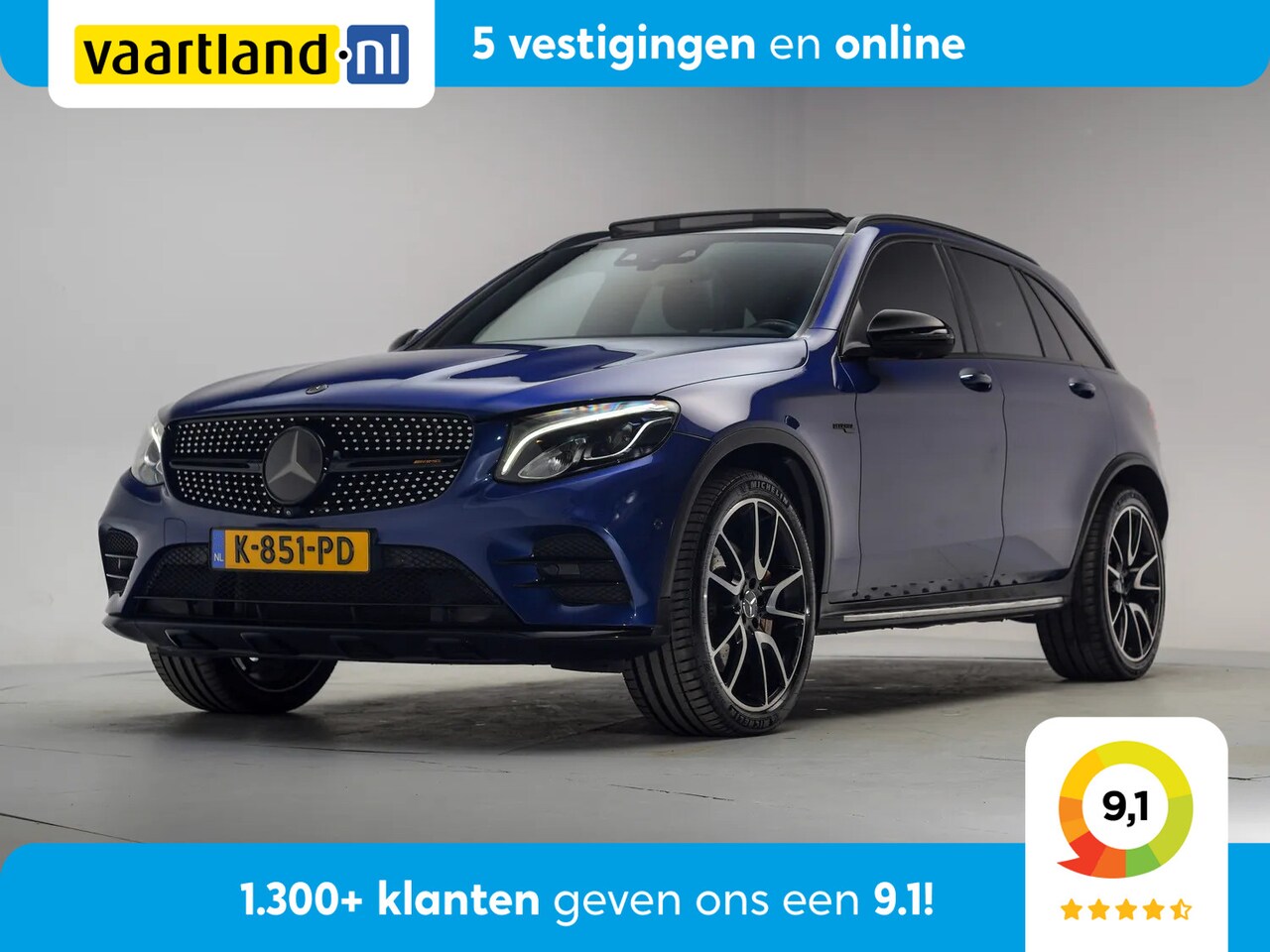Mercedes-Benz GLC-klasse - AMG 43 4MATIC [ Panoramdak Luchtvering Burmester ] - AutoWereld.nl