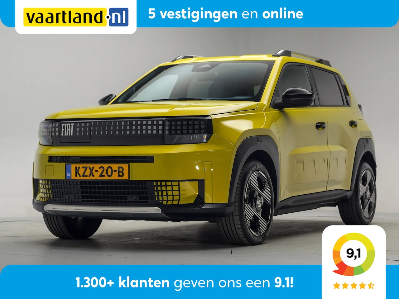 Fiat Grande Panda - La Prima 11 kW 44 kWh [ LED Navi Apple/Android Camera ] - AutoWereld.nl