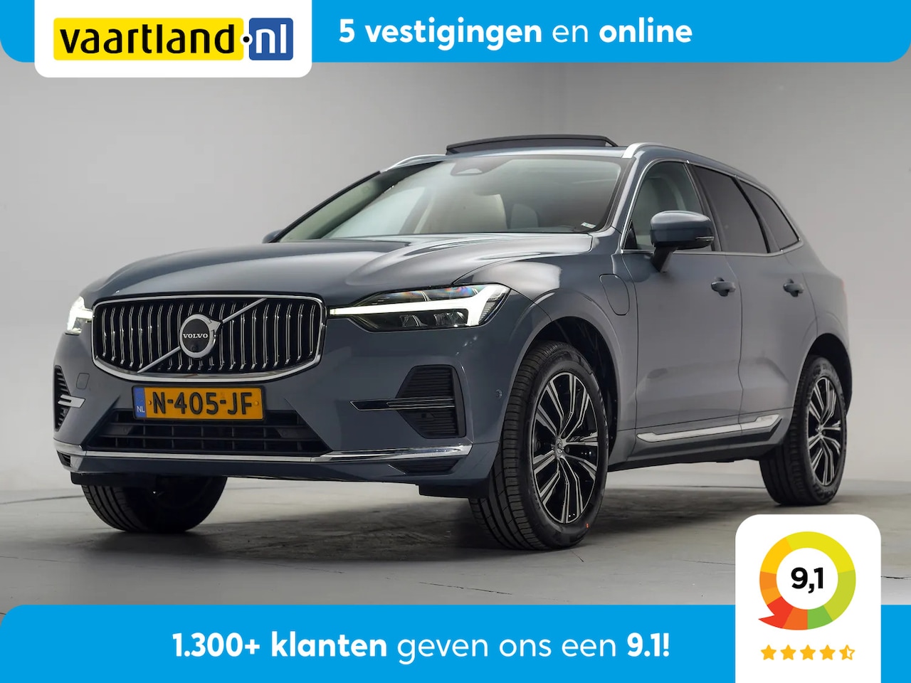 Volvo XC60 - 2.0 T6 Plug-in hybrid Inscription Exclusive [ SoH 90,5% | Harman/Kardon Panorama Leder HUD - AutoWereld.nl