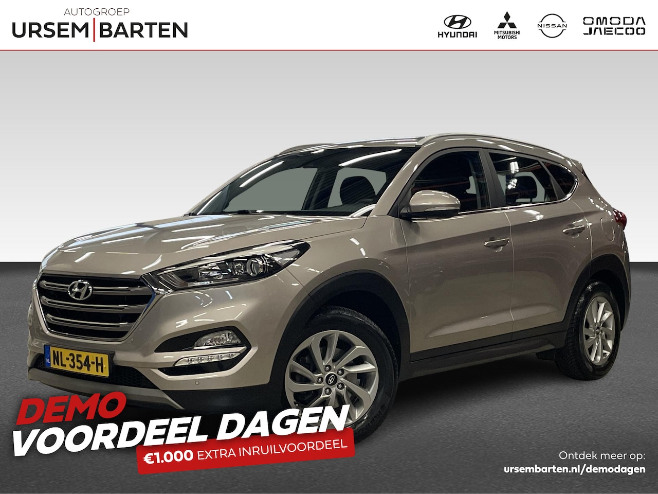Hyundai Tucson - 1.6 T-GDi Comfort 1.900 kg trekgewicht - AutoWereld.nl
