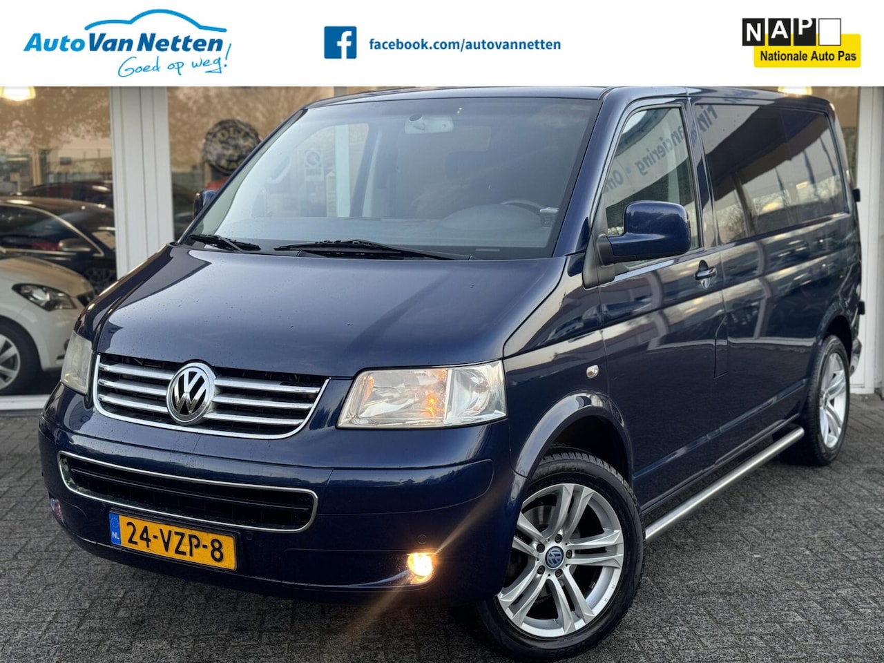 Volkswagen Transporter - 2.5 TDI 174pk AUTOMAAT, Dubbele Cabine,Airco,Cruise,Lmv,Trekhaak,Pdc, - AutoWereld.nl