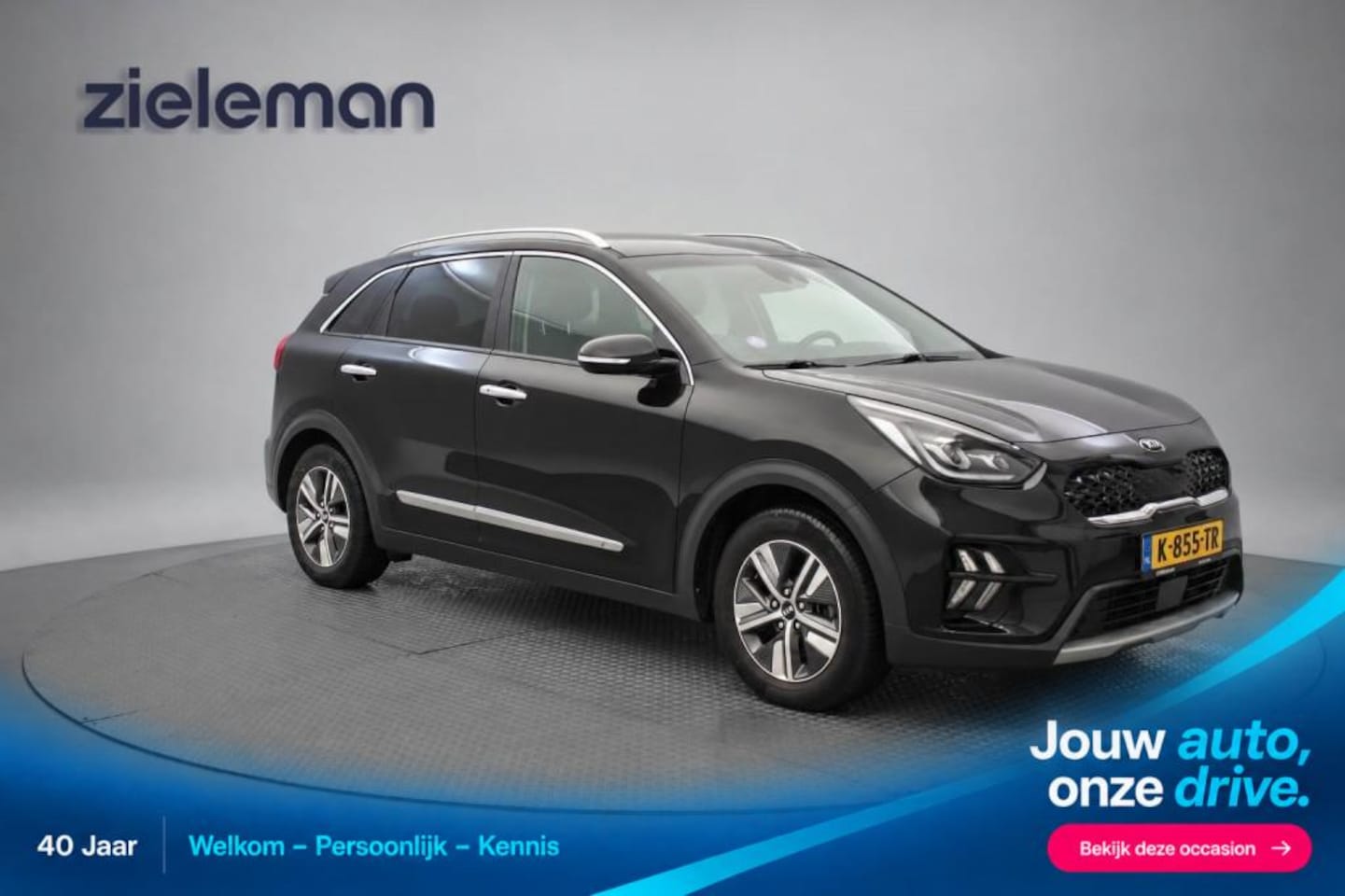 Kia Niro - 1.6 GDi PHEV DynamicPlusLine - Carplay, Camera, Leer, stoelverw. Trekhaak - AutoWereld.nl