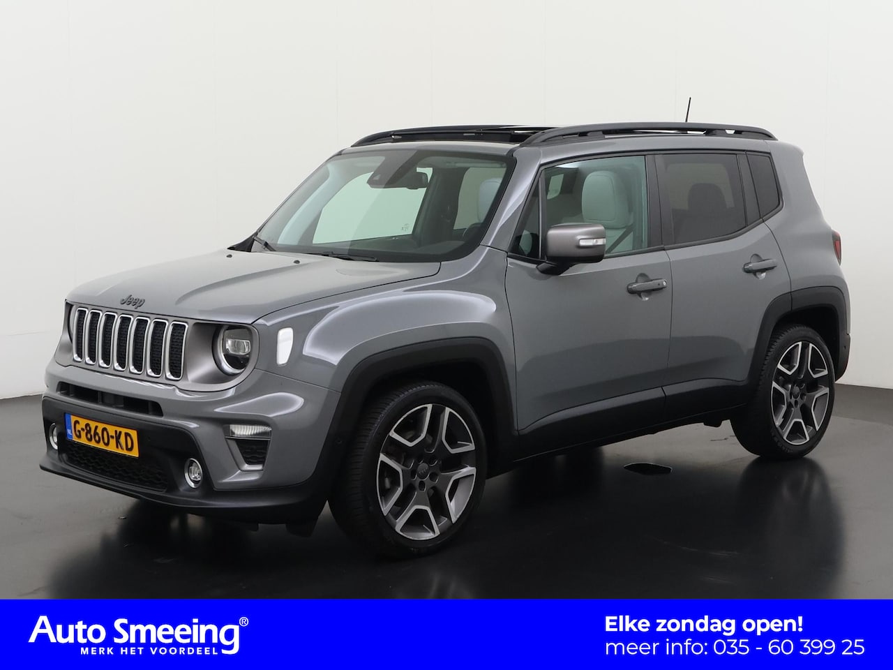 Jeep Renegade - 1.3T Limited | Panoramadak | Leder | ACC | Camera | Stoel/Stuurverwarming | Zondag Open! - AutoWereld.nl