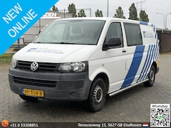 Volkswagen Transporter - 2.0 TDI L2H1 Baseline Dubbel Cabine Budgetline | € 5.950, - NETTO | Bijrijdersbank | Trekh