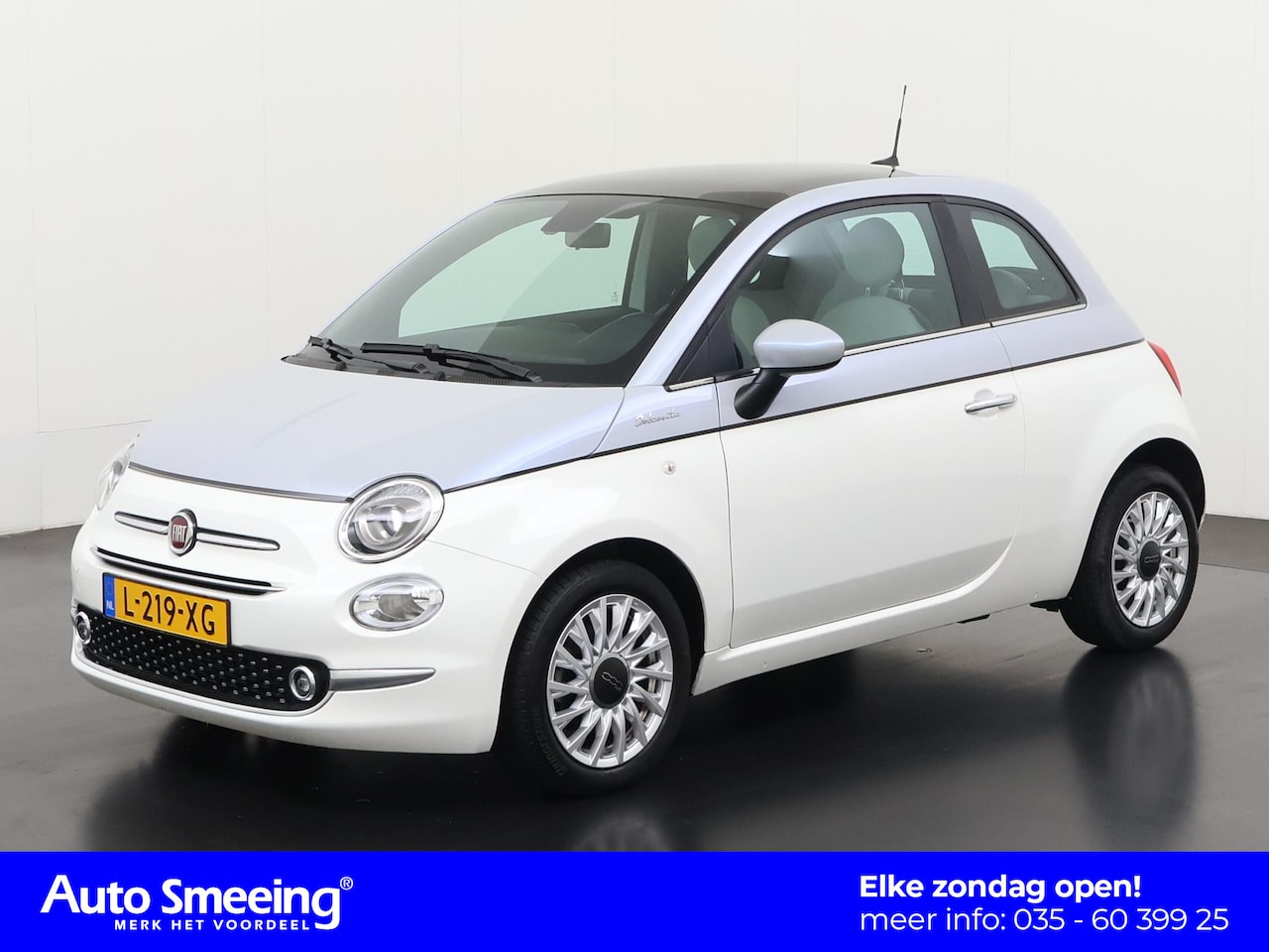 Fiat 500 - 1.0 Hybrid Dolcevita Two-Tone | Panoramadak | Navigatie | CarPlay | Zondag Open! - AutoWereld.nl