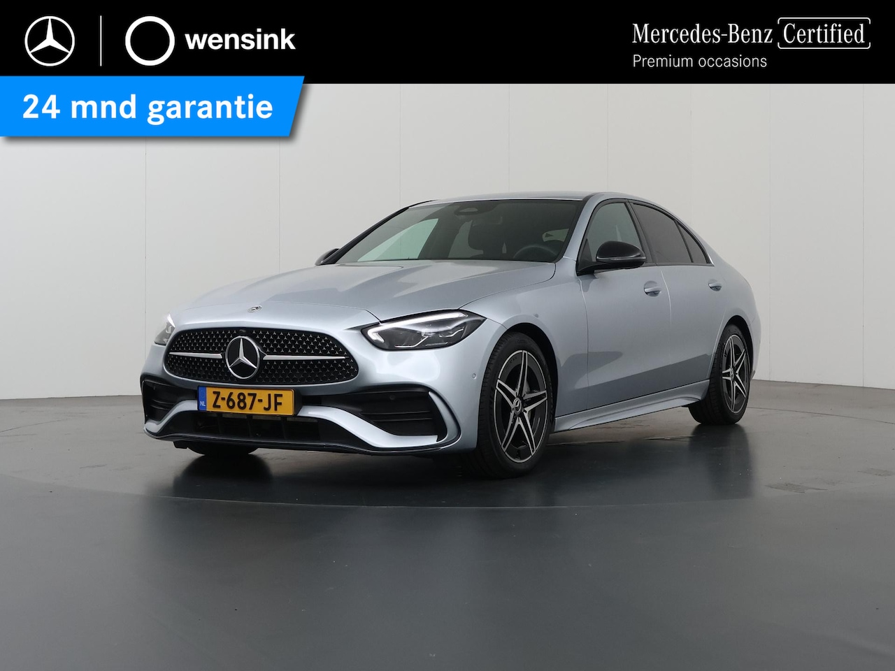Mercedes-Benz C-klasse - 220 d AMG Line | Leder interieur| Night | Memory | Achteruitrijcamera | Sfeerverlichting | - AutoWereld.nl