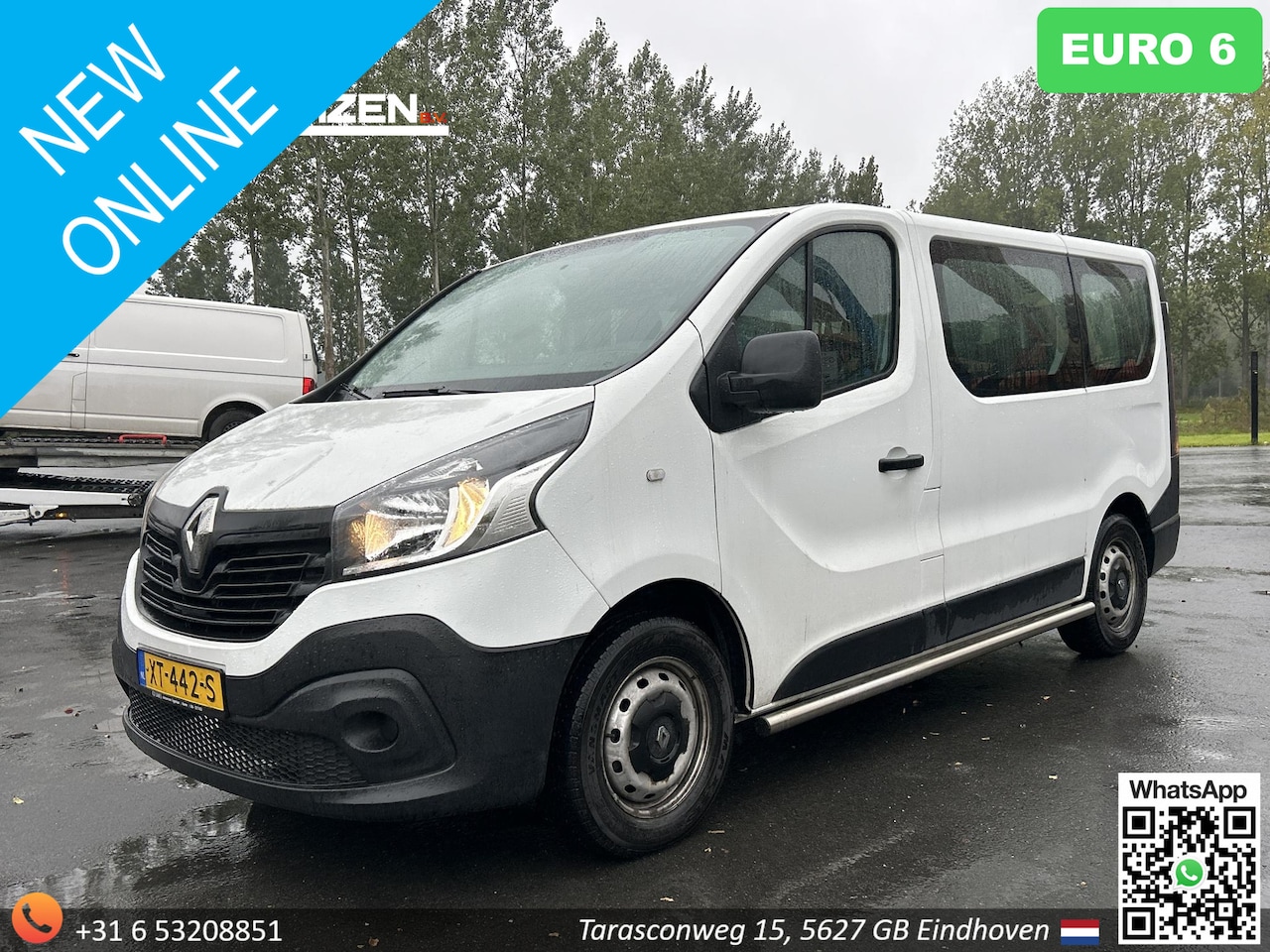 Renault Trafic Passenger - 1.6 dCi Authentique Energy | € 7.950,- NETTO! | 9P. | Euro 6 | Bijrijdersbank | - AutoWereld.nl