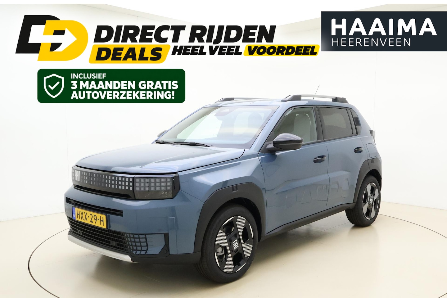 Fiat Grande Panda - 1.2 Hybrid 110pk Automaat La Prima | Navigatie | Stoel & Stuurverwarming | Climate control - AutoWereld.nl