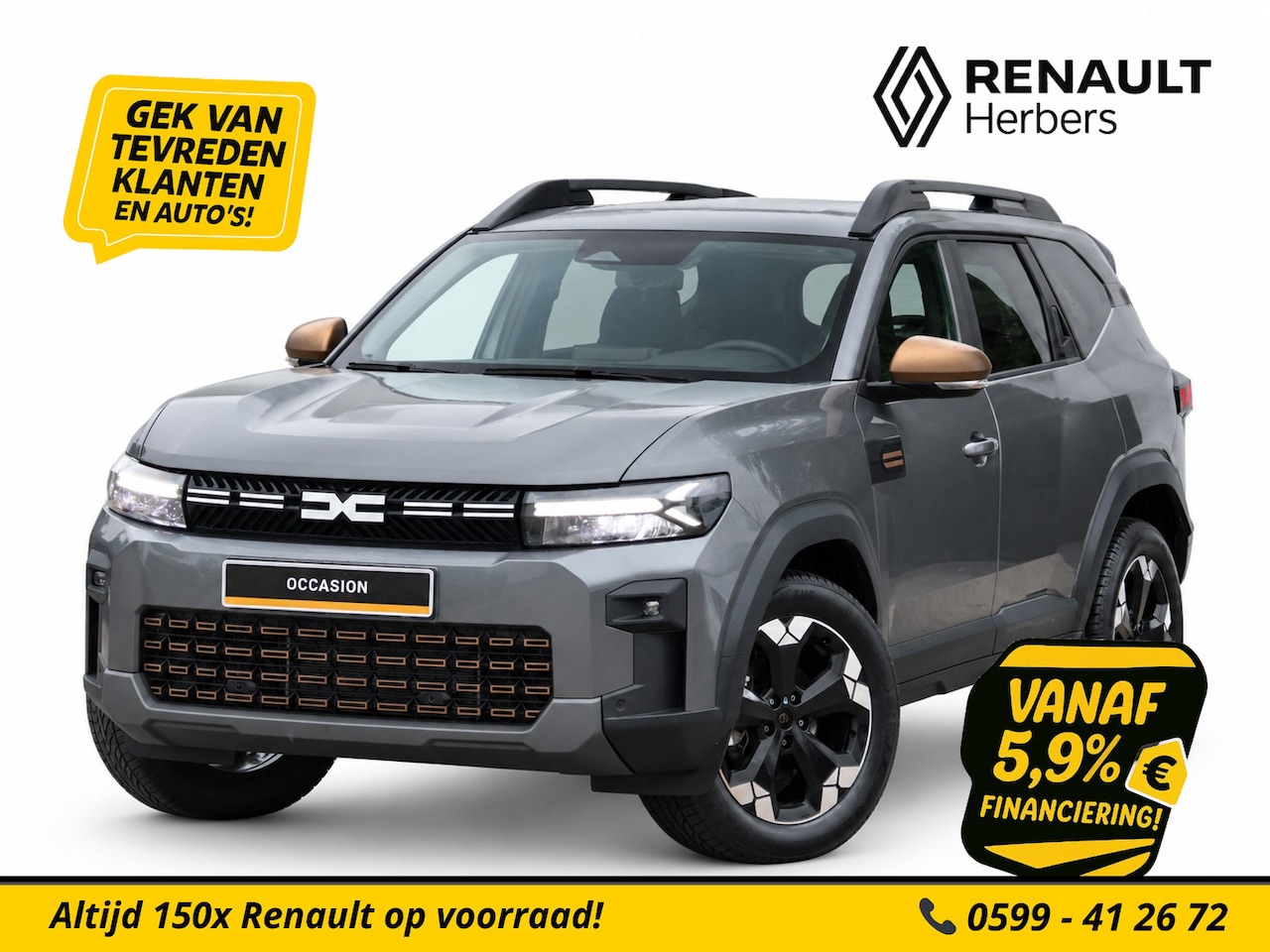 Dacia Bigster - 1.8 Hybrid 155 Extreme AUTOMAAT / PANORAMADAK / ALLE OPTIES - AutoWereld.nl