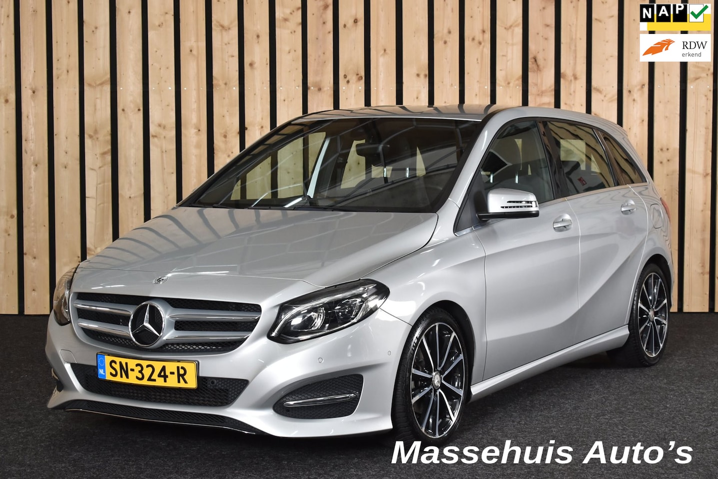 Mercedes-Benz B-klasse - 180 Business 108dkm 2e eig. NL-auto LED Camera Stoelverw. Cruise 18"4S + Nwe APK - AutoWereld.nl