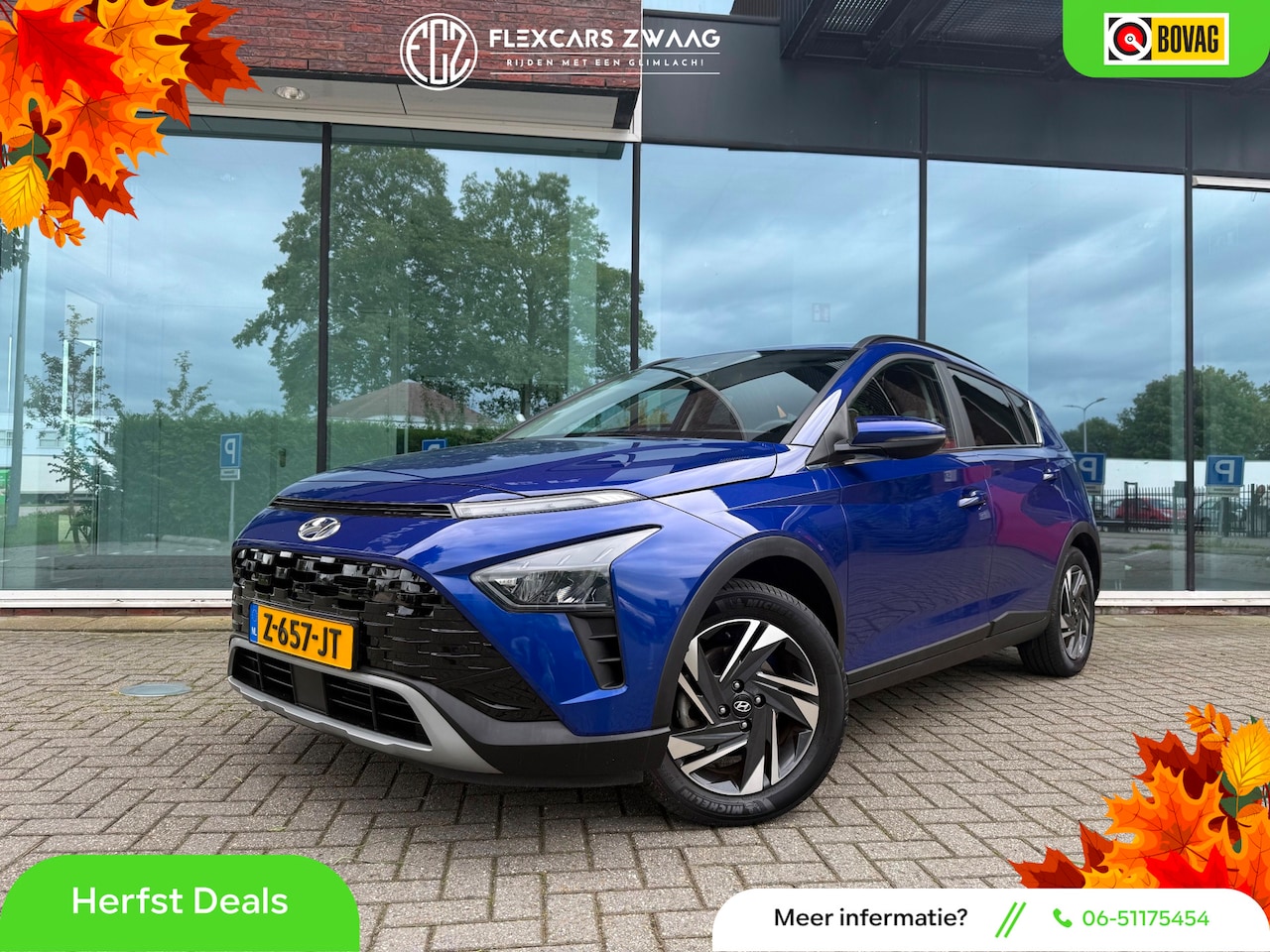 Hyundai Bayon - 1.0 T-GDI Premium - Climate - Navi - Parkeerhulp - Virt.Cockpit - AutoWereld.nl