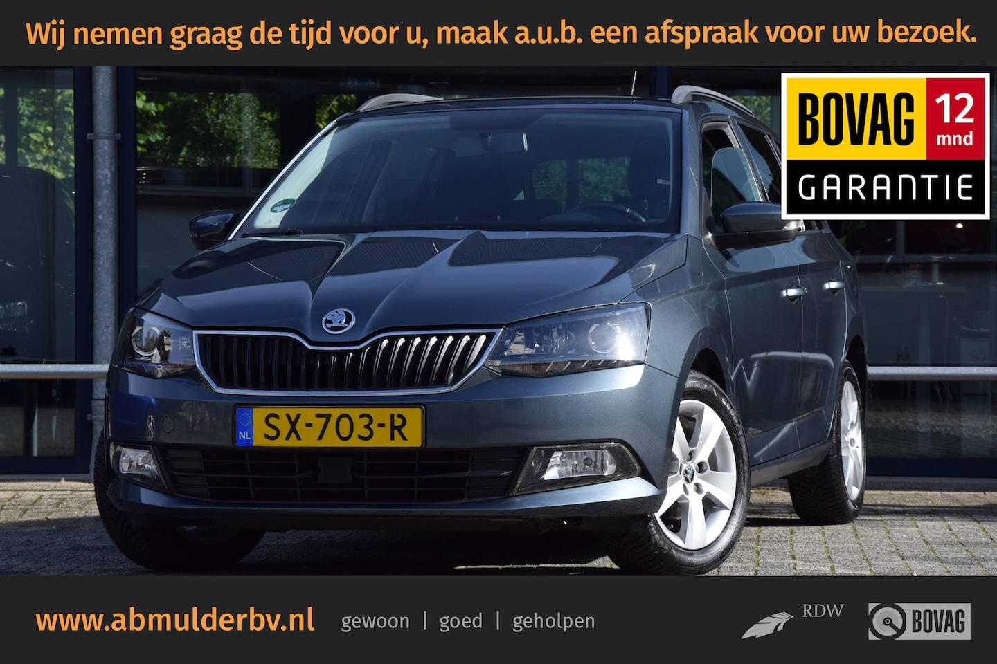 Skoda Fabia Combi - 1.0 TSI Ambition Business | Org. NL | BOVAG Garantie | Trekhaak | Navigatie | All Season B - AutoWereld.nl