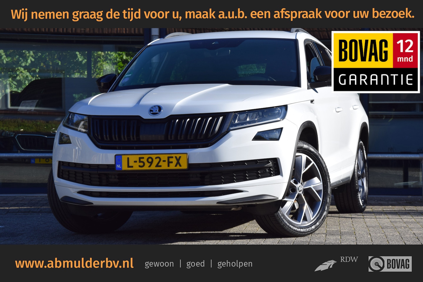 Skoda Kodiaq - 1.5 TSI 150PK Sportline Business DSG Automaat | Org. NL | BOVAG Garantie | Trekhaak | Virt - AutoWereld.nl