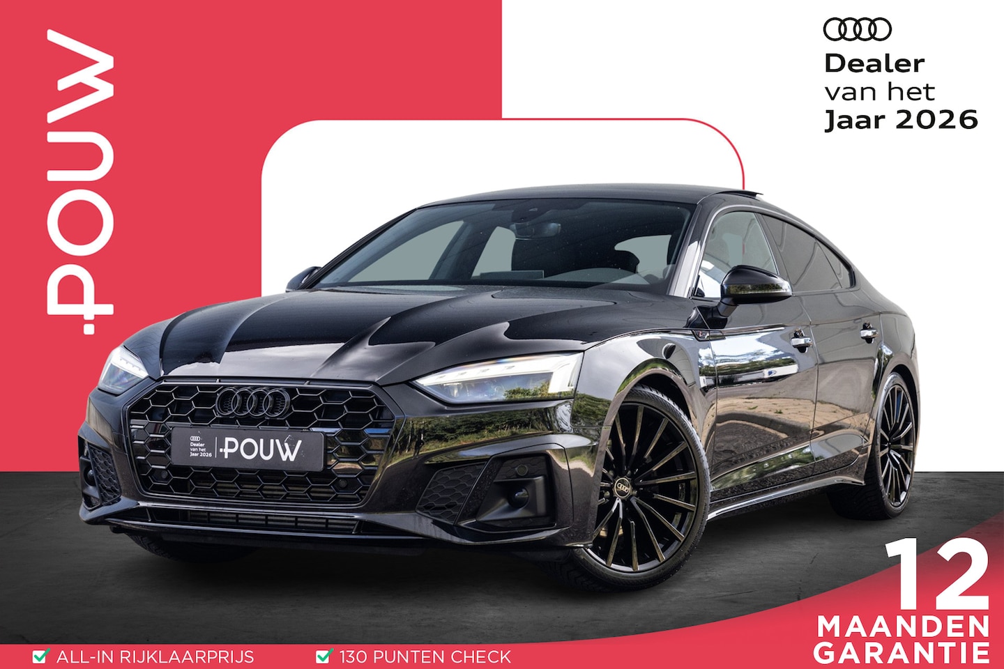 Audi A5 Sportback - 35 TFSI 150pk MHEV S Edition Competition | Panoramadak | Matrix LED | Stoelverwarming | Am - AutoWereld.nl