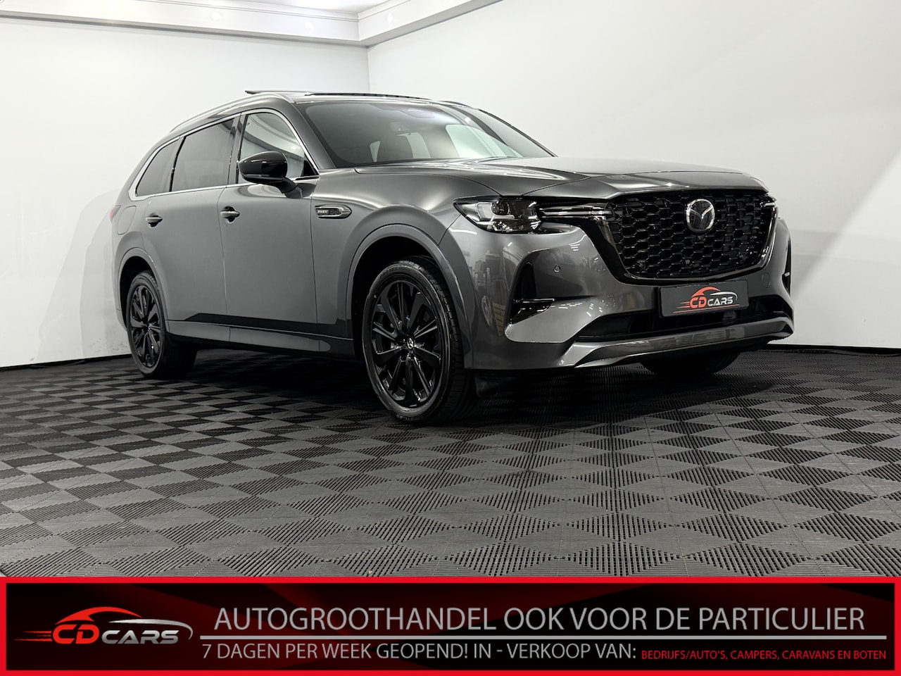 Mazda CX-80 - 2.5 e-SkyActiv PHEV AWD Homura Plus 7P Panoramadak, Leder, 360 Camera, Navi, Bose geluid s - AutoWereld.nl