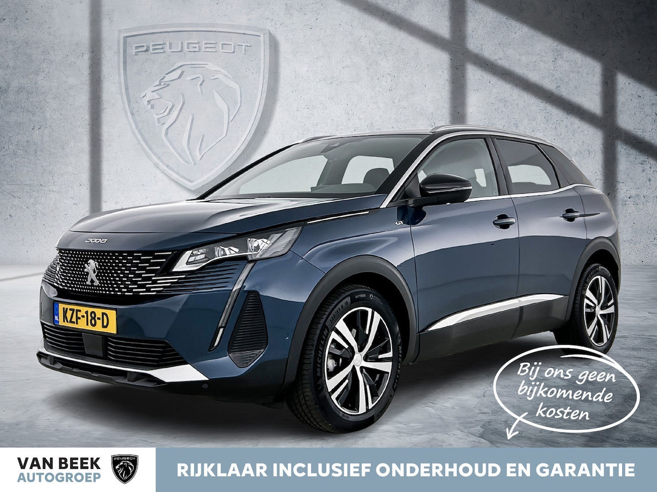 Peugeot 3008 - Hybrid 145 pk Automaat GT | Rijklaar | Stoelverwarming | Adaptive Cruise | Keyless Entry | - AutoWereld.nl