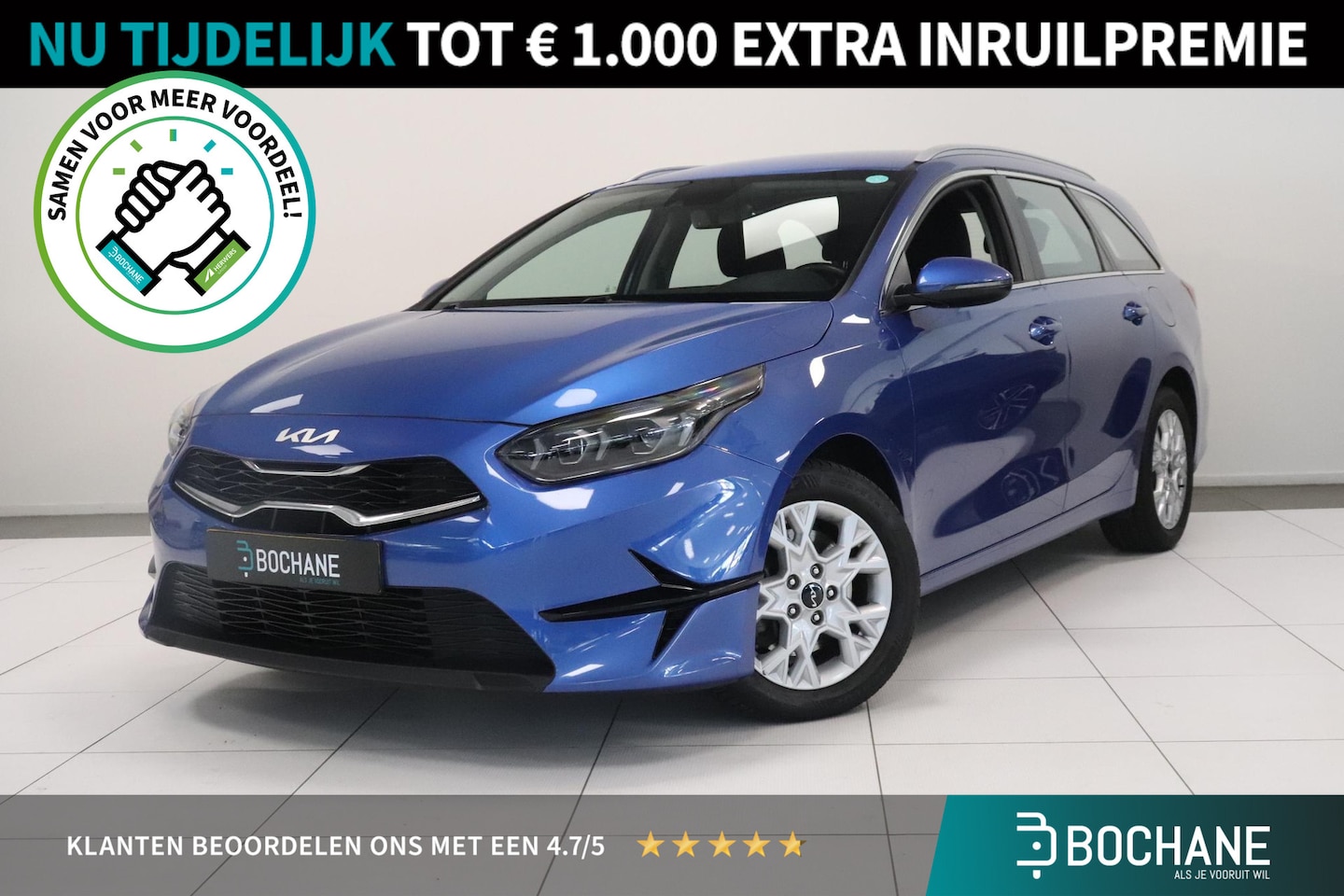Kia Cee'd Sportswagon - Ceed 1.0 T-GDi MHEV DynamicLine | Camera | cruise control | LED | Climate control | Naviga - AutoWereld.nl