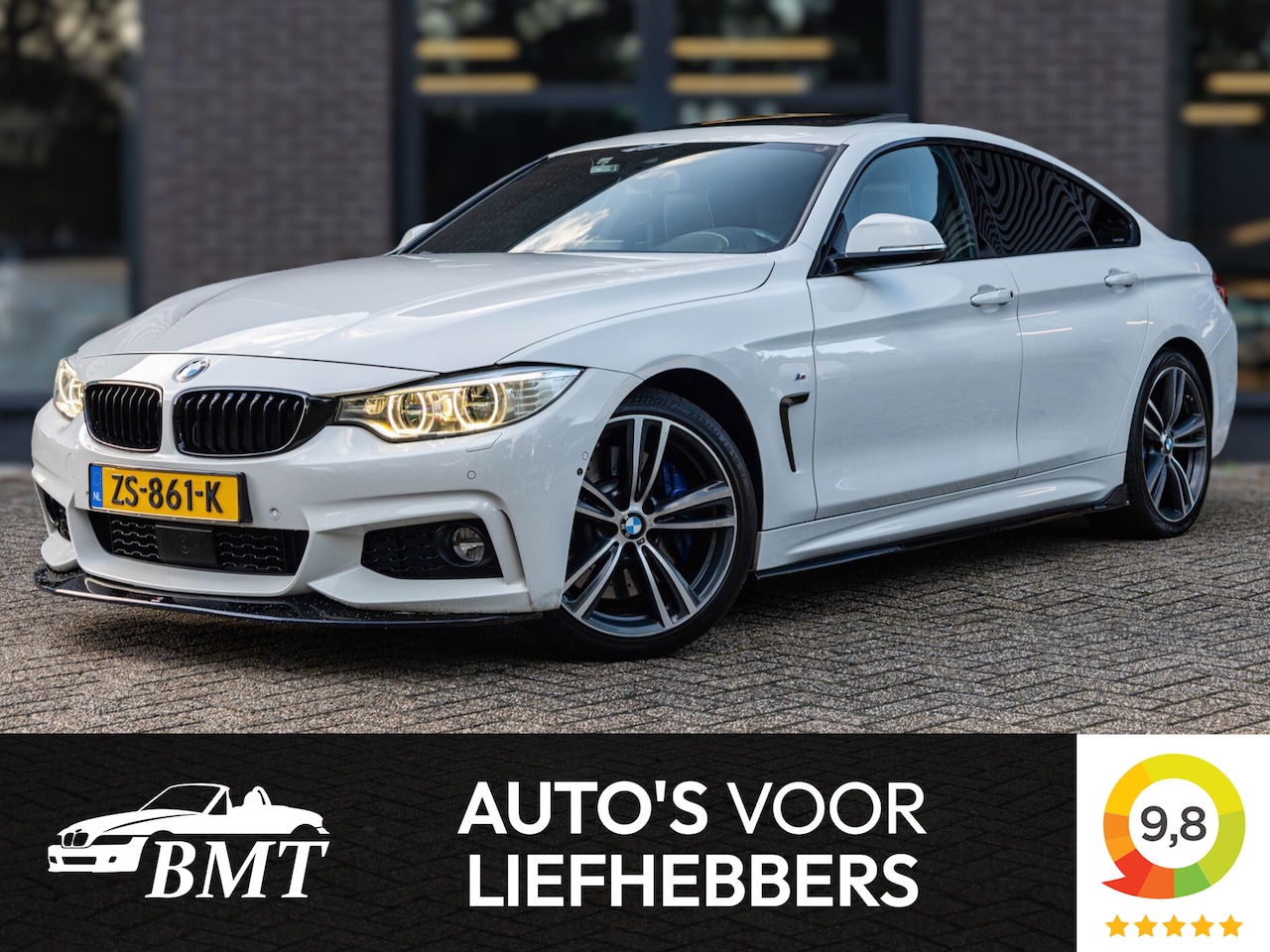 BMW 4-serie Gran Coupé - 440i F36 M Sport / Stage 2 / Vol / Pano / HK / 360 - AutoWereld.nl
