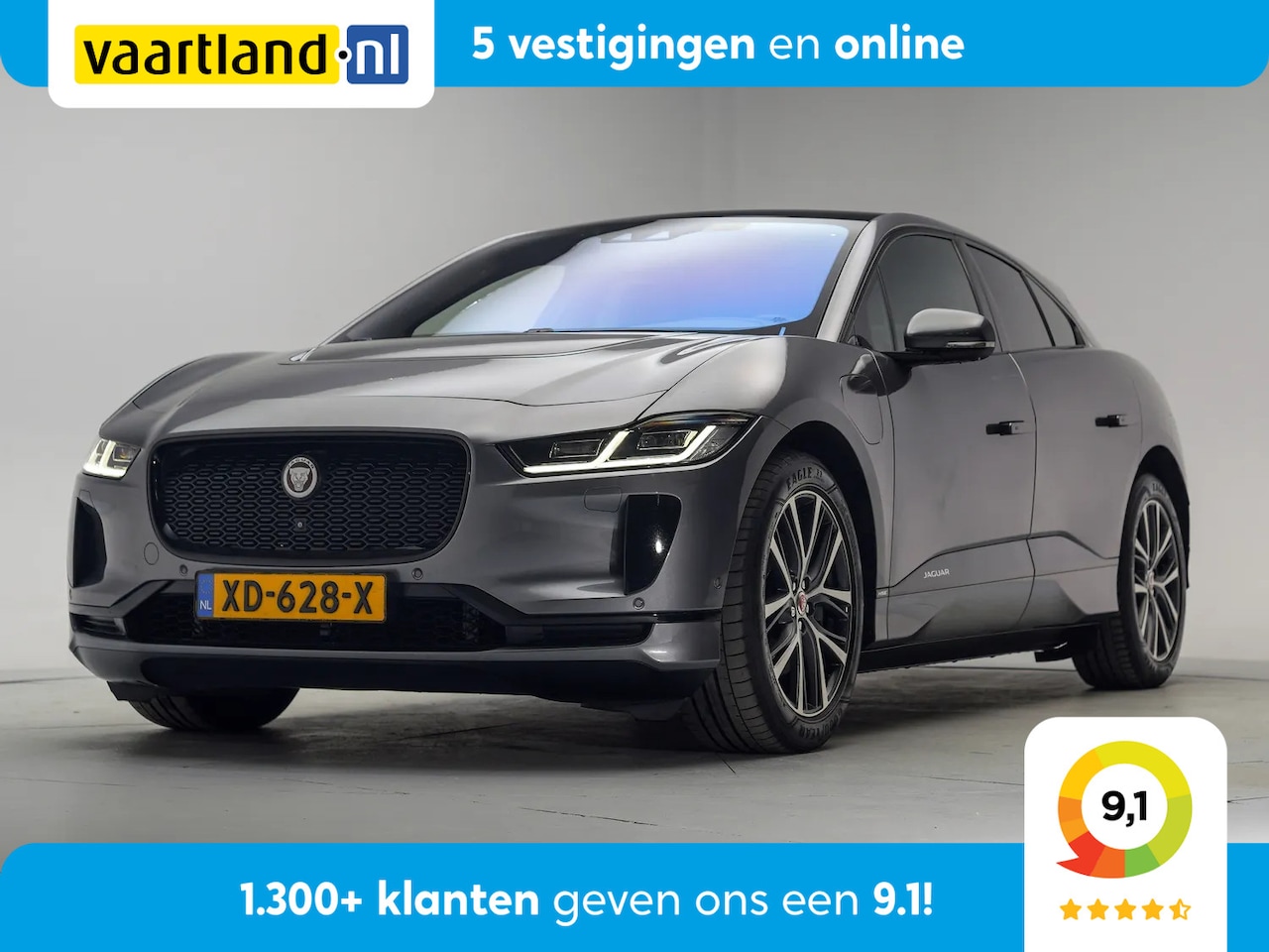 Jaguar I-PACE - EV400 HSE 90kWh [ Panorama Navi Apple/Android Adapt.cruise Memory Stoel- en stuurverwarmin - AutoWereld.nl