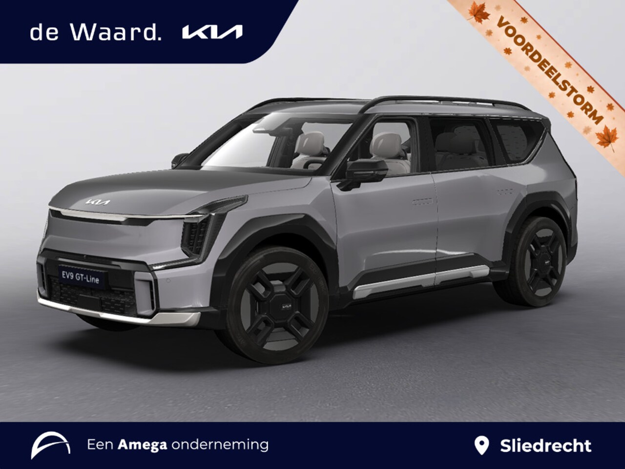 Kia EV9 - GT-Line AWD 99.8kWh 385pk | €2.000 VOORDEEL | VEGAN LEDEREN STOELBEKLEDING GT-LINE | SCHUI - AutoWereld.nl