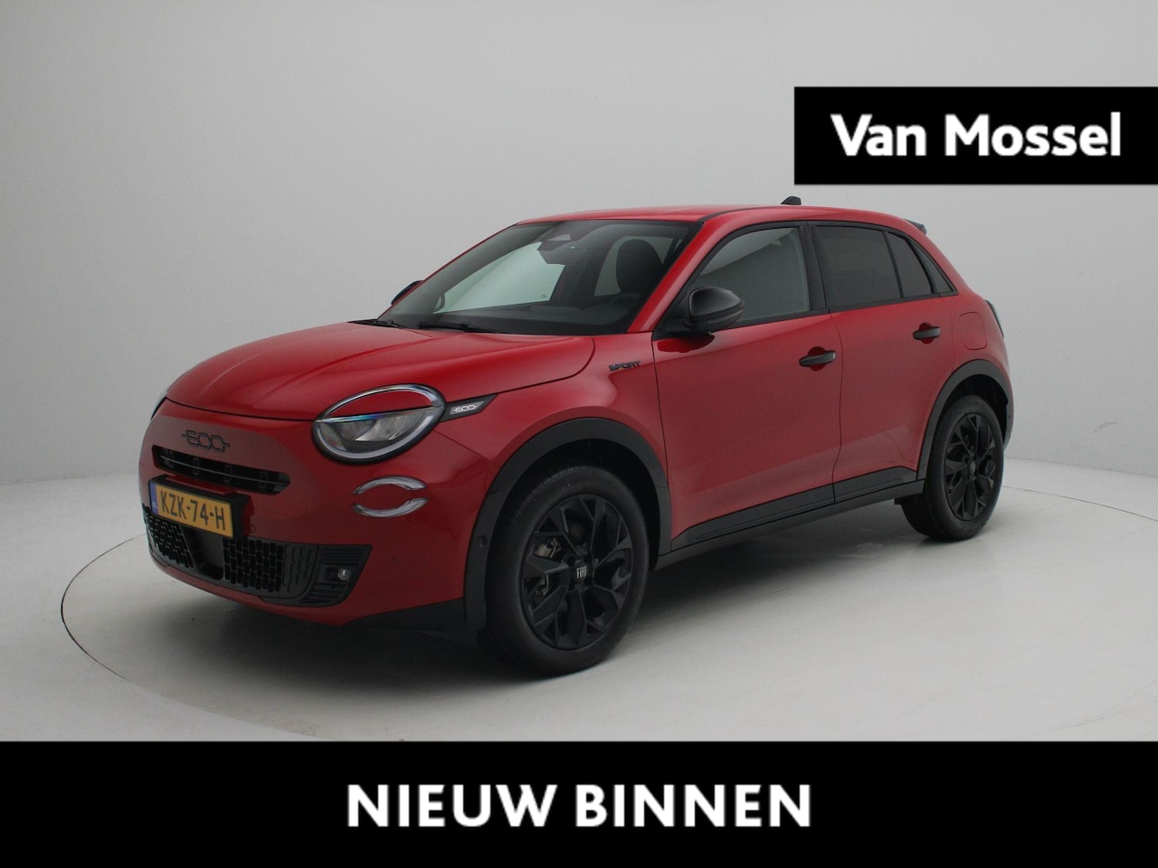 Fiat 600 - 1.2 Hybrid Sport | 145 PK | Zwarte Velgen | NAVI | Alcantara | Demo | - AutoWereld.nl