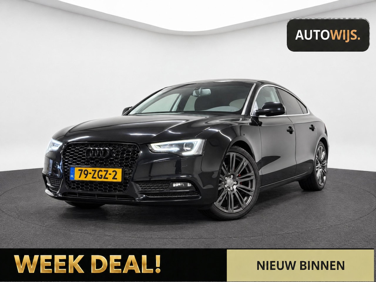 Audi A5 Sportback - 1.8 TFSI Pro Line|LED|FACELIFT|NL AUTO|NAVI|GOED ONDERHOUDEN - AutoWereld.nl