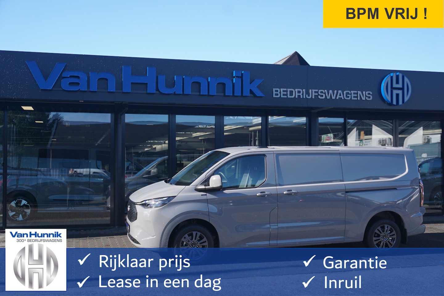 Ford Transit Custom - 320L 218PK 71KWH AWD Limited Elektrisch AUT BPM VRIJ!! Apple CP/Android A, LED, Trekhaak, - AutoWereld.nl