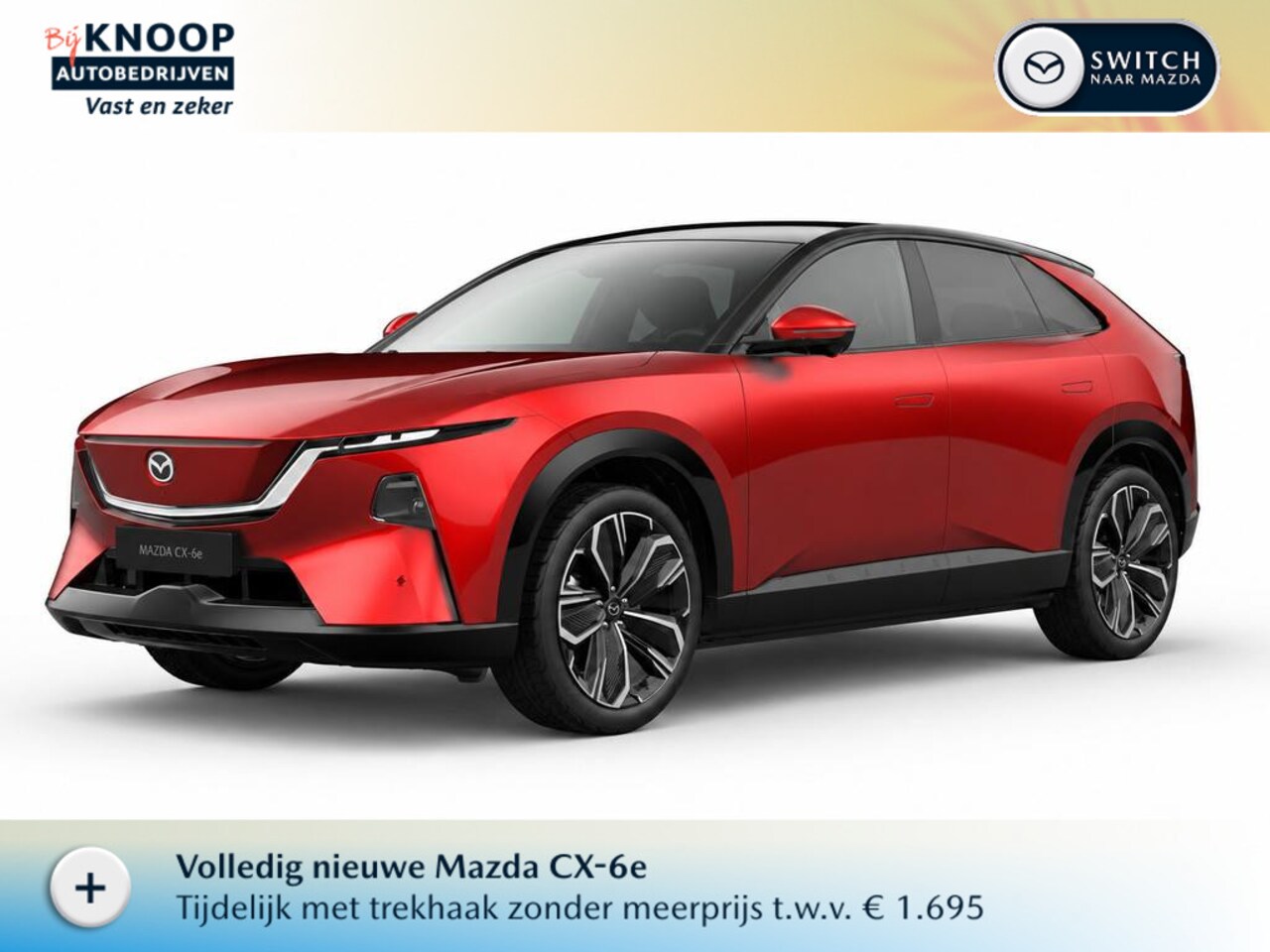 Mazda CX-6e - Takumi Business Edition 78 kWh |September levering| Soul Red Crystal |+ Gratis TREKHAAK t. - AutoWereld.nl