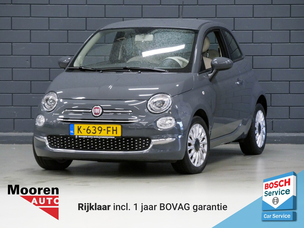 Fiat 500 - 1.0 Hybrid Lounge | CARPLAY / ANDROID AUTO | AIRCO | - AutoWereld.nl