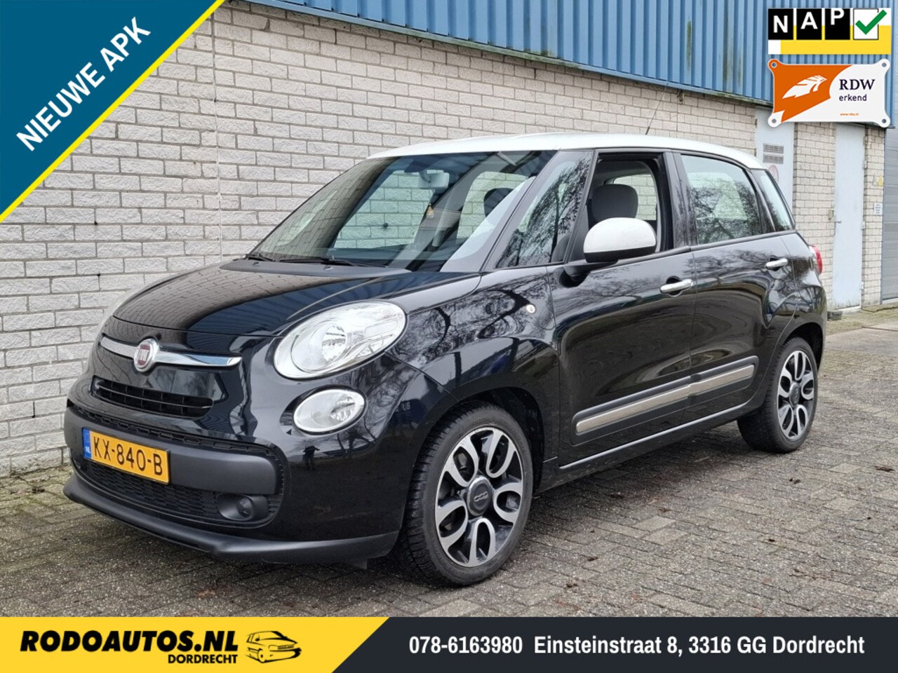Fiat 500 L - 0.9 TwinAir Pop Airco/Cruise/Boekjes ✅ - AutoWereld.nl