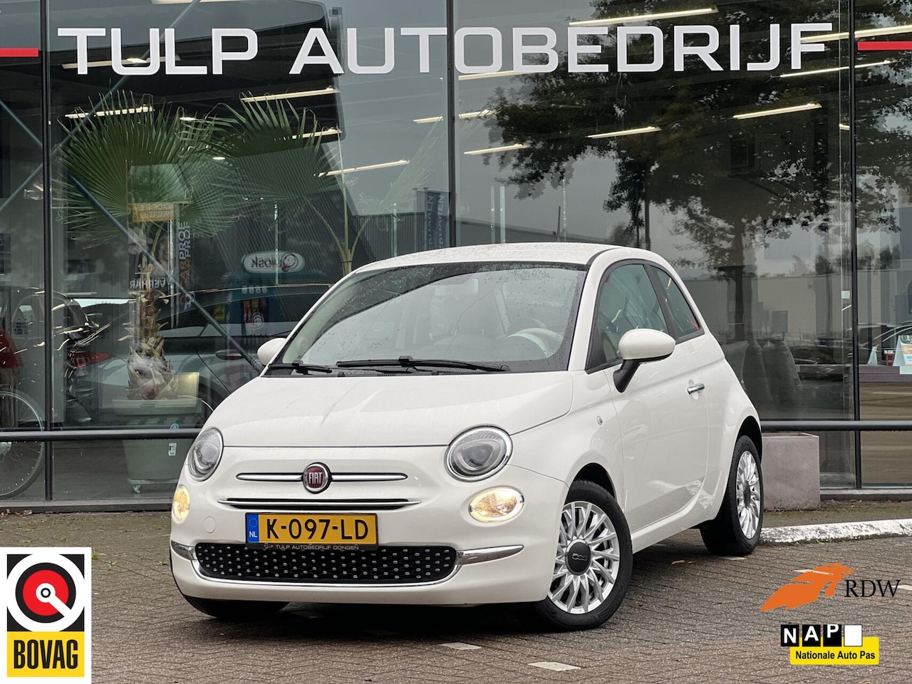 Fiat 500 - 1.0 Hybrid Lounge Airco Cruise PDC 2eEig NLauto NAP - AutoWereld.nl