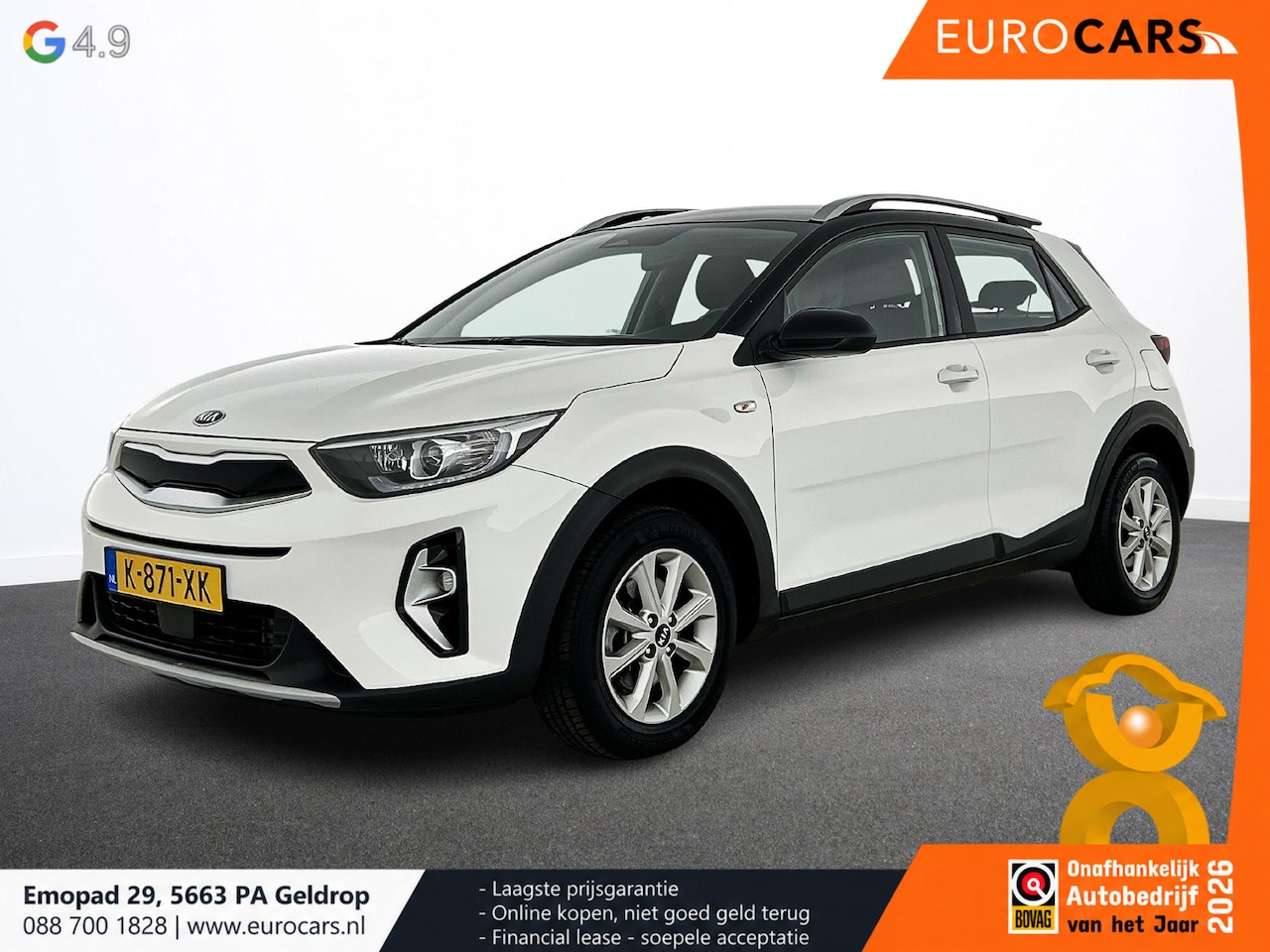 Kia Stonic - 1.0 T-GDi 120pk MHEV DynamicLine Auto. Navigatie Apple Carplay/Android Auto Camera Parkeer - AutoWereld.nl