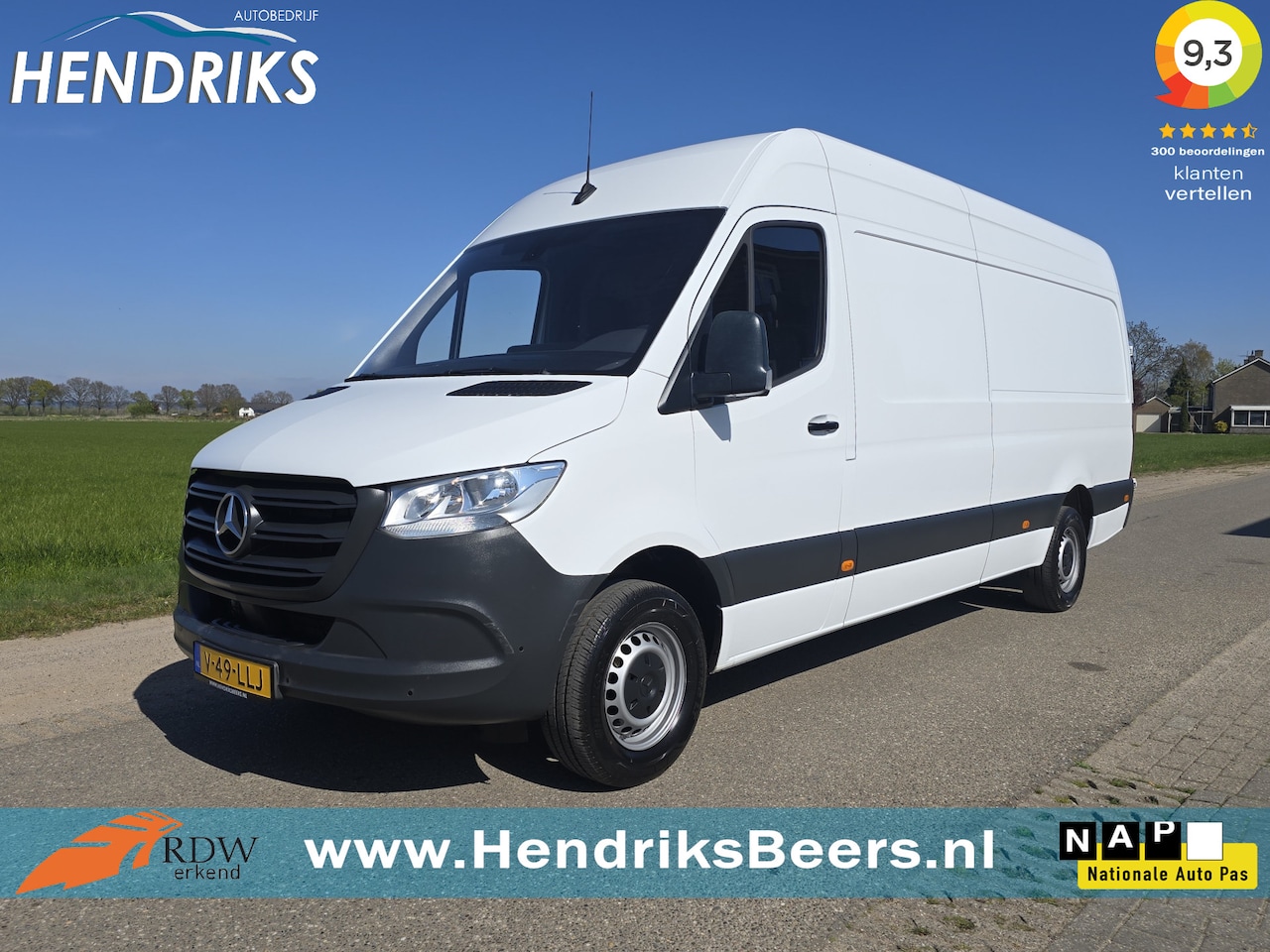 Mercedes-Benz Sprinter - 315 1.9 CDI L3 H2 RWD - 150 Pk - Euro 6 - MBUX - ParkeerCamera - AutoWereld.nl