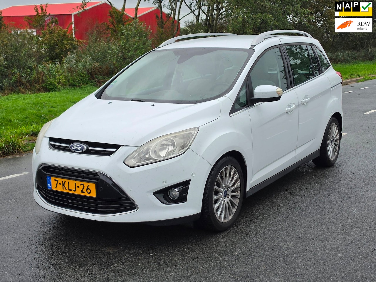 Ford Grand C-Max - 1.0 Titanium / AIRCO / NAP - AutoWereld.nl