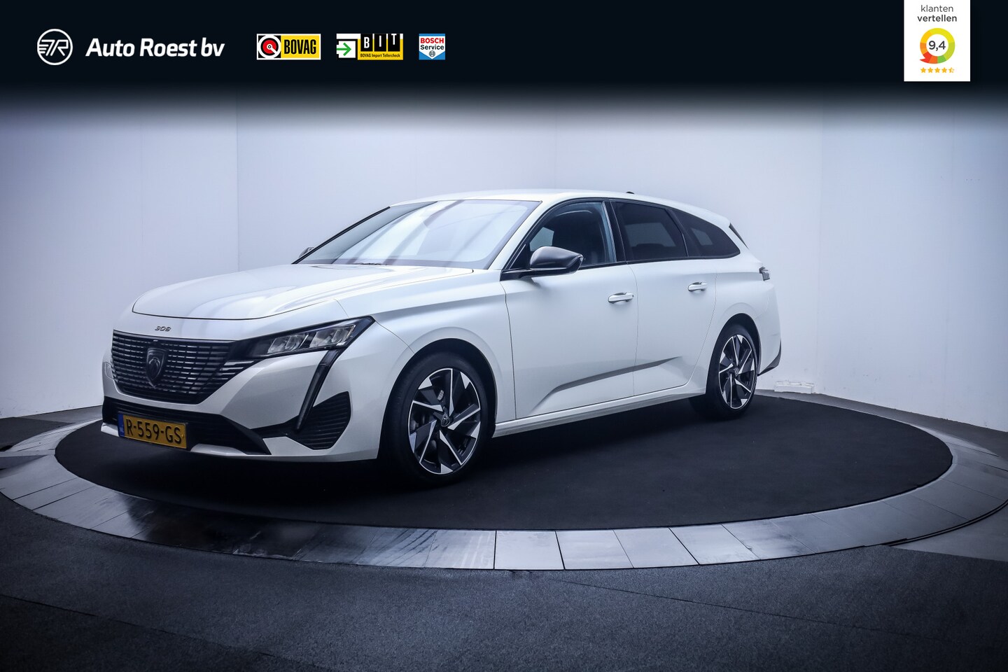 Peugeot 308 SW - 1.2T Allure Pack BuTsiness FULL LED | 360 CAM | CARPLAY | I-TOGGLES | NAVI | DAB | ACC | P - AutoWereld.nl
