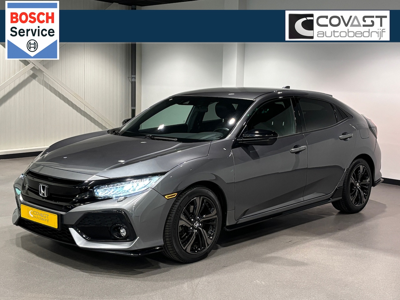 Honda Civic - 1.5 i-VTEC Sport 182pk Leder|LED|Carplay/Camer/Navigatie|1eEig/Dealeroh. - AutoWereld.nl