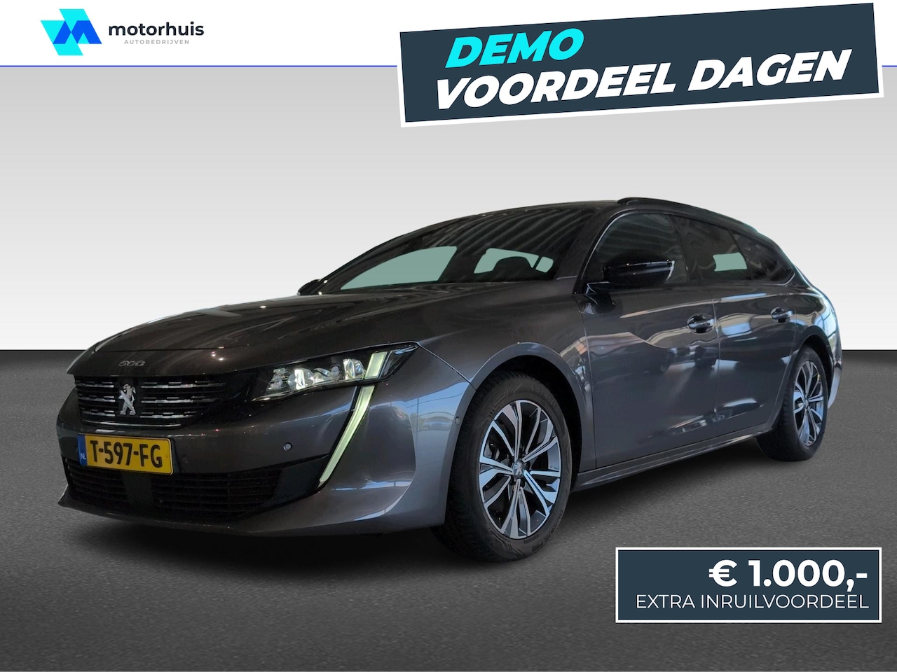 Peugeot 508 SW - 1.2 TURBO 130PK EAT8 ALLURE PACK BUSINESS NAVI LED ECC | 10 inch HD touchscreen | 12V aans - AutoWereld.nl