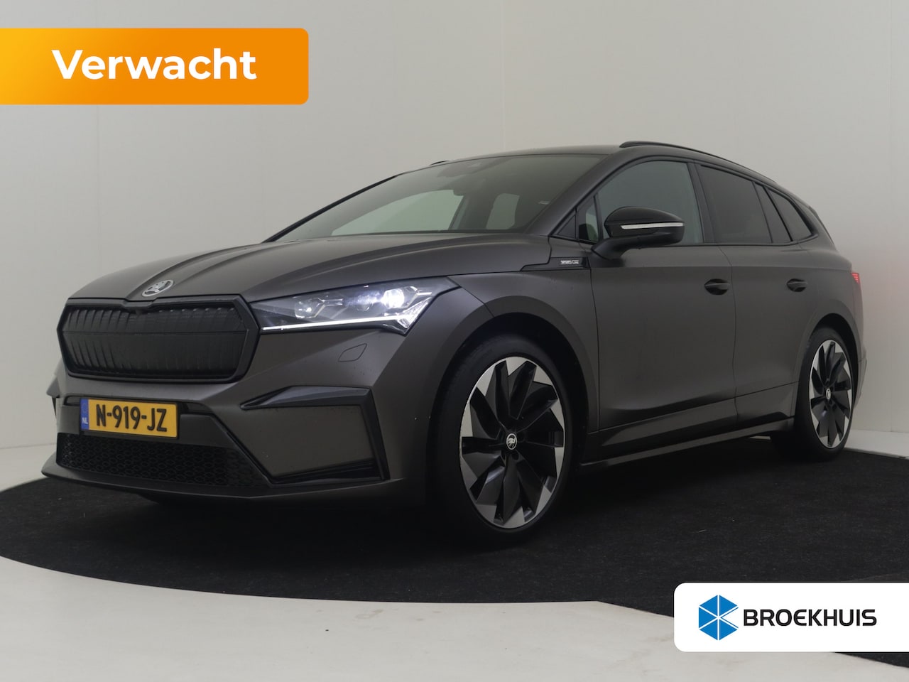 Skoda Enyaq iV - 60 Sportline l SOH 91,38% l 21" l Apple Car Play l Matte kleur l Navi l Sportstoelen l Led - AutoWereld.nl