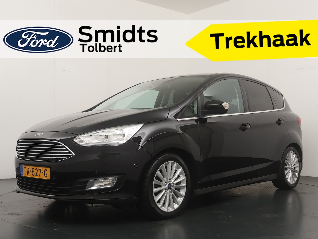 Ford C-Max - EcoBoost 125 pk Titanium | Trekhaak | Camera | Voorruitverw. | Navi | Clima | Cruise | 4 s - AutoWereld.nl