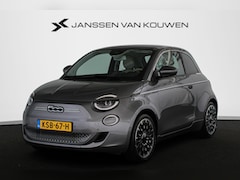 Fiat 500 - La Prima 42 kWh Pano Leder Stoelverwarming JBL Camera Apple CarPlay