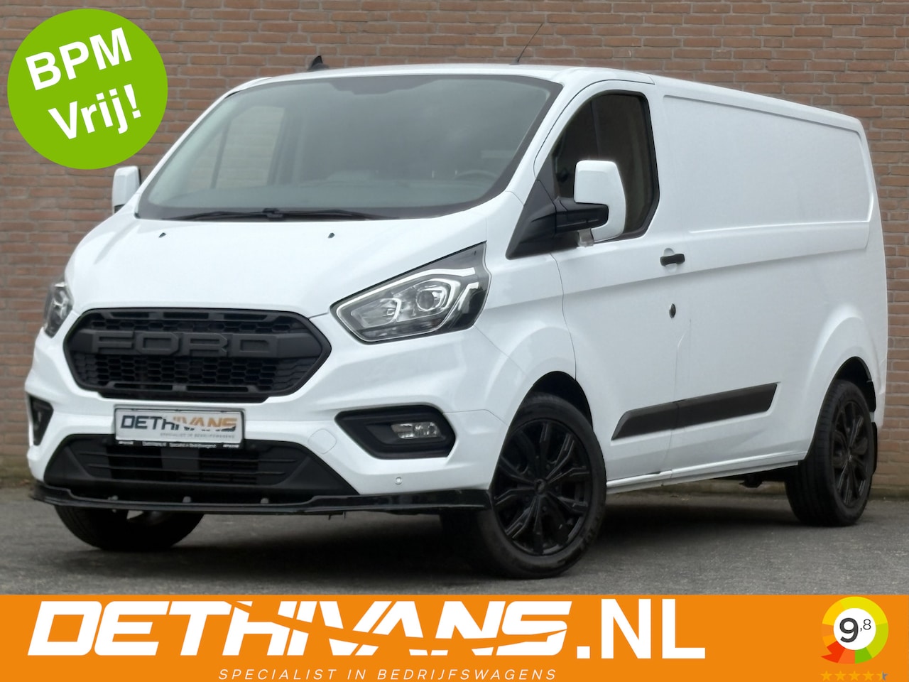 Ford Transit Custom - 2.0TDCI 130PK Lang Raptor Edition / 2.800KG Trekhaak / Cruiseccontrol / Euro6 - AutoWereld.nl
