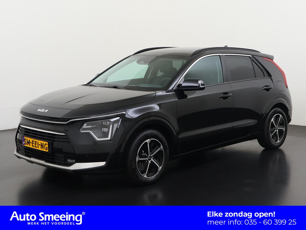 Kia Niro - 1.6 GDi Hybrid DynamicLine | Head-Up | Stoel/stuur verwarming | Elektrische achterklep | Z - AutoWereld.nl