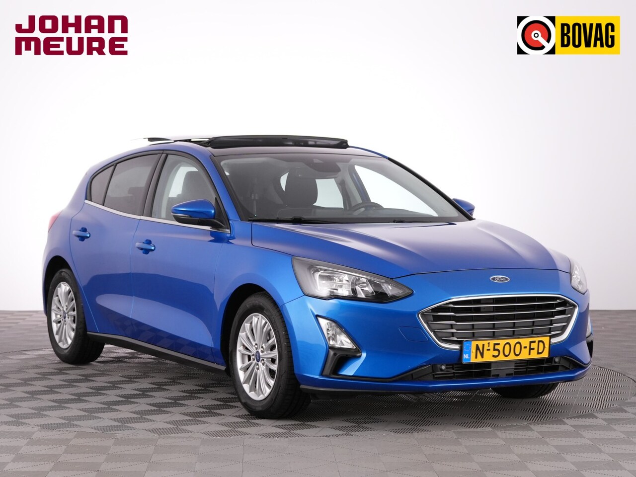 Ford Focus - 1.0 EcoBoost Hybrid Titanium X | PANORAMADAK | NAVI | ECC | VELGEN ✅ 1e Eigenaar - AutoWereld.nl