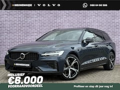 Volvo V60 - 2.0 T6 Plug-in hybrid AWD Ultra Dark | Panoramadak | Head Up Display | Donker Glas | Sport