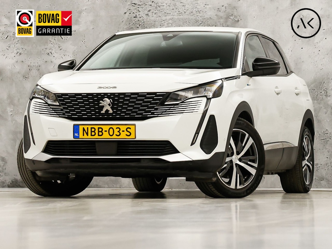 Peugeot 3008 - 1.6 HYbrid 225 Allure Pack 225Pk Automaat (APPLE CARPLAY, GROOT NAVI, 360 CAMERA, LEDER, S - AutoWereld.nl
