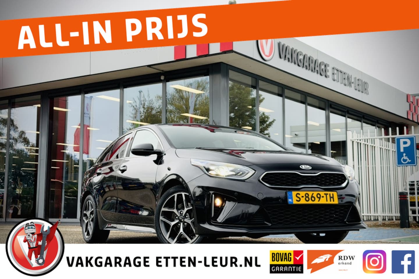 Kia Pro cee'd - 1.5 T-GDI GT-Line / CAMERA / STOELVERW. / APPLE + ANDROID - AutoWereld.nl