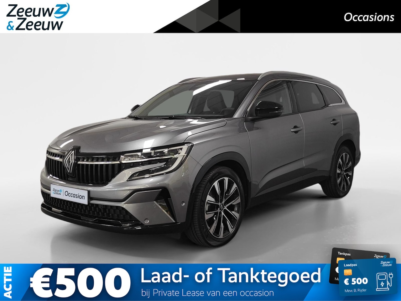 Renault Espace - E-Tech full hybrid 200 techno 5p. AUTOMAAT AIRCO CAMERA CRUISE CONTROLE LM VELGEN HOGE INS - AutoWereld.nl